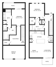Cinder Townhome 2102 floor plan